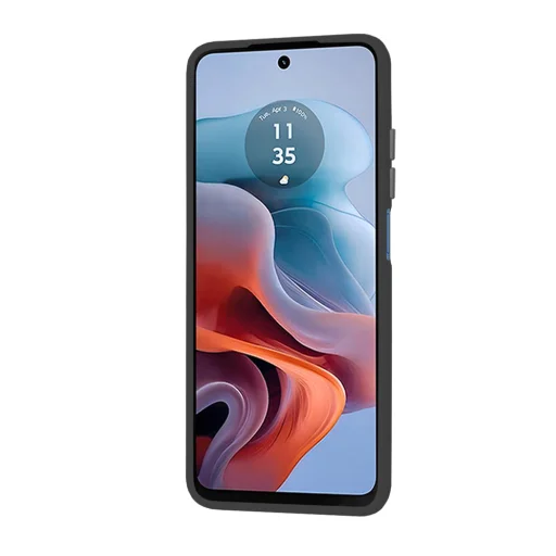  Techsuit - HaloFrost Sorozat - Motorola Moto G34 / Moto G45 - Fekete tok - 3