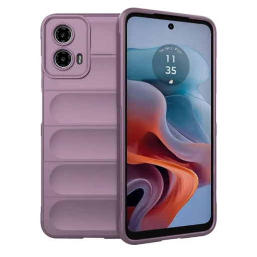  Techsuit - Varázspajzs - Motorola Moto G34 / Moto G45 - Lila tok - 1