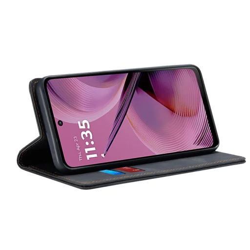  Techsuit - Kényelmes borítás - Motorola Moto G55 - Fekete tok - 2