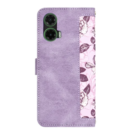  Techsuit - FlipCraft - Motorola Moto G35 - Titokzatos Lila tok - 3