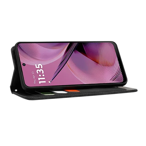  Techsuit - FlipCraft - Motorola Moto G55 - A hajnal virágai tok - 4