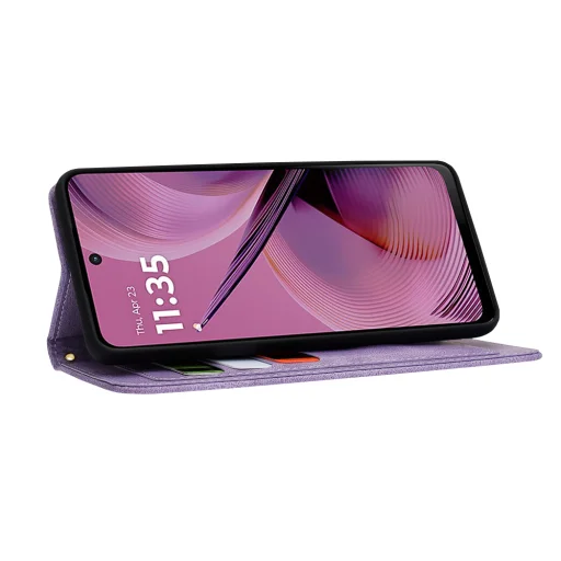  Techsuit - FlipCraft - Motorola Moto G55 - Rejtélyes Lila tok - 4