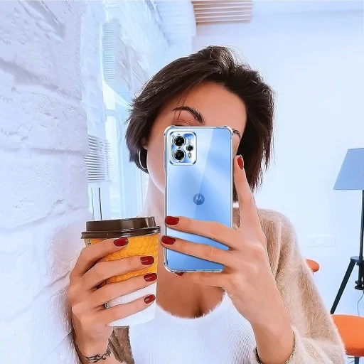  Techsuit - Ütésálló Átlátszó Szilikon - Motorola Moto G35 - Átlátszó tok - 6