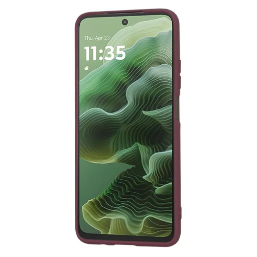  Techsuit - SoftFlex - Motorola Moto G35 - Szilvapiros tok - 2