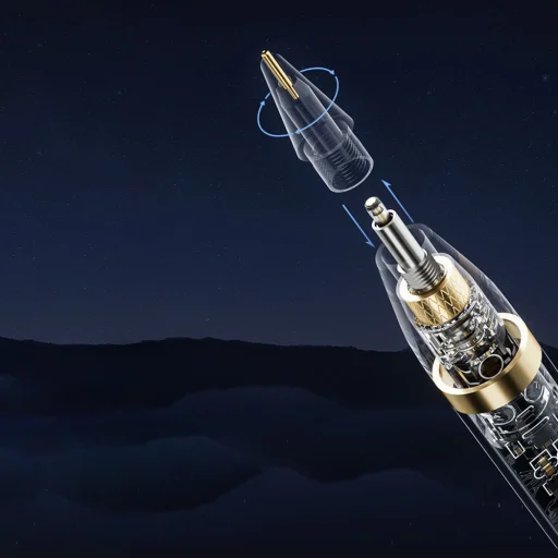  Techsuit - Prémium Stylus Toll (C10 Pro) - iPad 2018+ kompatibilis, Digitális Mágneses Töltés, Kapacitív - Átlátszó / Fekete - 5