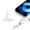  Techsuit - Stylus Toll (V15) - iPad-hoz, Find My Pen Alkalmazás, Bluetooth, Type-C, Palm Rejection (tenyérérzékelés kikapcsolása), Dőlésérzékenység, 130mAh - Fehér thumbnail