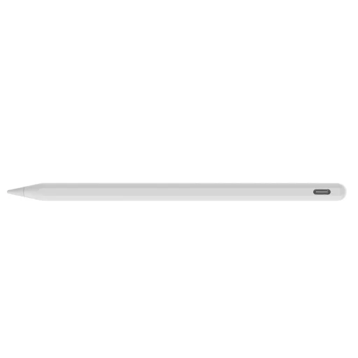  Techsuit - Stylus Toll (V15) - iPad-hoz, Find My Pen Alkalmazás, Bluetooth, Type-C, Palm Rejection (tenyérérzékelés kikapcsolása), Dőlésérzékenység, 130mAh - Fehér - 3