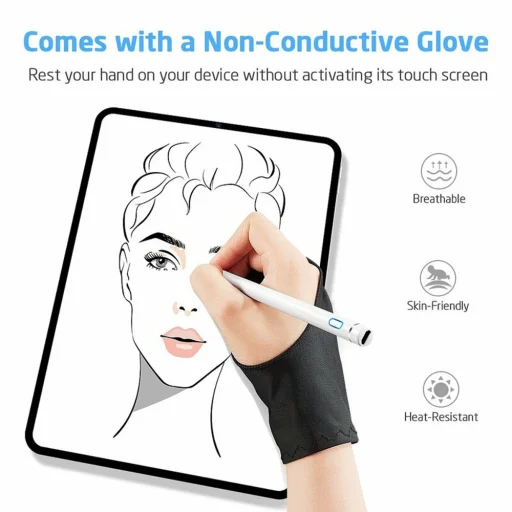  ESR - Digitális Stylus Toll (K838) - Android, iOS, Windows rendszerekhez, Micro-USB kábellel - Fehér - 5