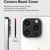  Ringke - Kamera stílus - iPhone 15 Pro / iPhone 15 Pro Max - Fekete üvegfólia thumbnail