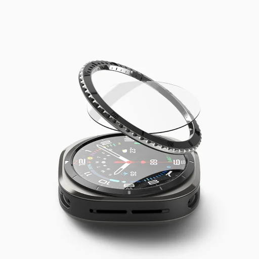  Ringke - Keret Stílus - Samsung Galaxy Watch Ultra 47mm - Fekete (CB-GW7U-47-96) üvegfólia - 3