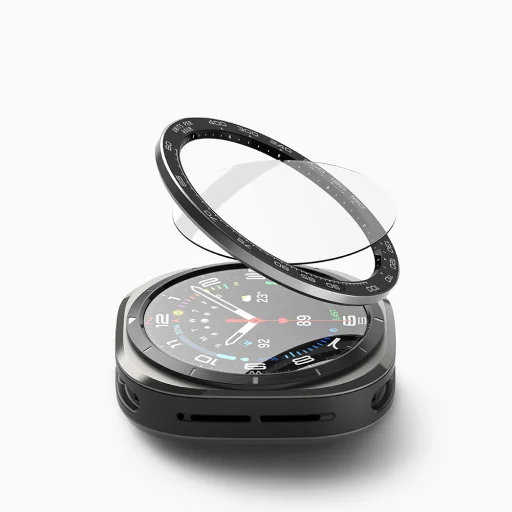  Ringke - Bezel Styling - Samsung Galaxy Watch Ultra 47 mm - Fekete (CB-GW7U-47-98) üvegfólia - 3