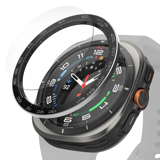  Ringke - Bezel Styling - Samsung Galaxy Watch Ultra 47 mm - Fekete (CB-GW7U-47-98) üvegfólia - 1