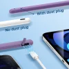  Techsuit - Stylus toll (AC10SH) - iPadhez, Bluetooth, Type-C, 125mAh, tenyér-érzékelés, cserélhető Apple hegy - Fekete Gyémánt thumbnail