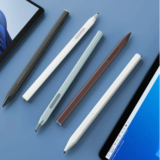  Techsuit - Stylus Toll (C581-C) - Microsoft Surface, Type-C, Tenyeret Eltüntető Technológia, Dőlésérzékenység, Oldalsó Mágneses Rögzítés, 90mAh - Fekete - 5