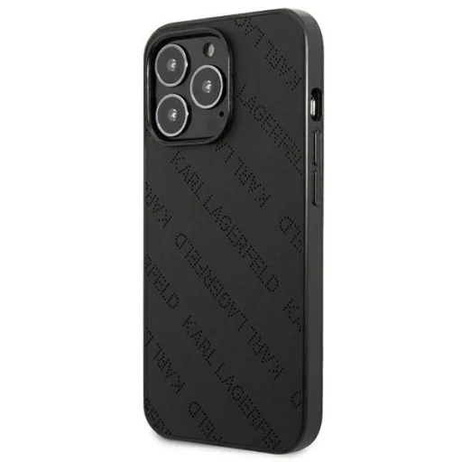 Karl Lagerfeld Perforated Allover iPhone 13 Pro Max tok - Fekete - 2