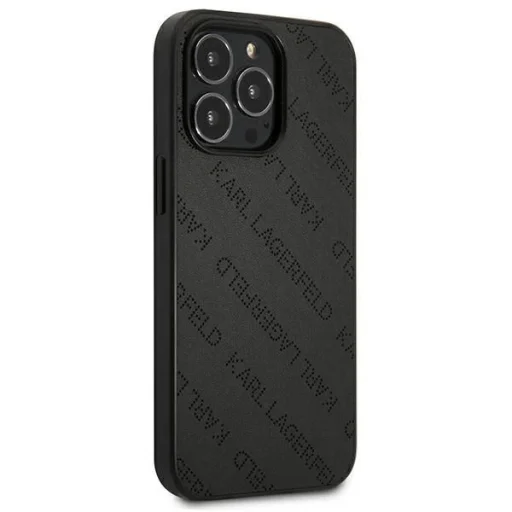 Karl Lagerfeld Perforated Allover iPhone 13 Pro Max tok - Fekete - 4