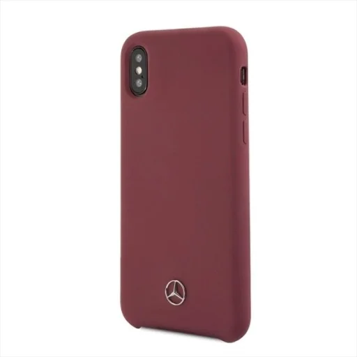 Mercedes Silicone Line iPhone X/XS tok - Piros - 2