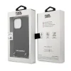 Karl Lagerfeld Monogram Dombornyomott tok iPhone 13 Pro / 13 6.1" - Fekete tok - 8