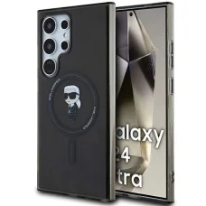  Samsung Galaxy S24 Ultra Fekete Karl Lagerfeld IML Ikonik MagSafe tok