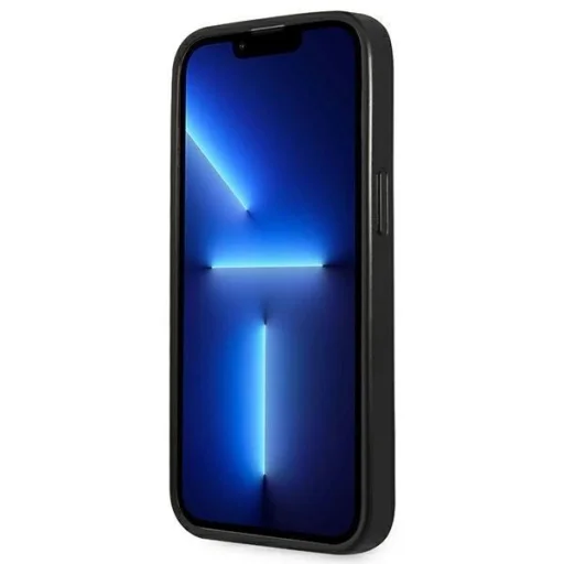 Guess Saffiano Triangle Logós tok iPhone 13 Pro Max 6.7" - ezüst - 5