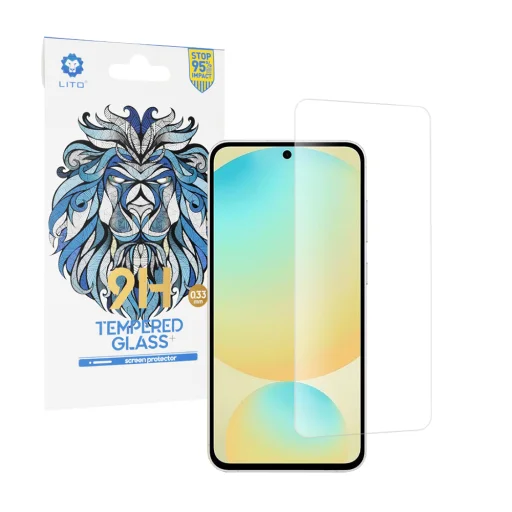  Lito - 2.5D Klasszikus Üveg - Samsung Galaxy S24 FE - Átlátszó üvegfólia - 1