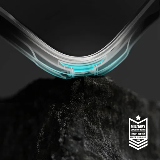  Ringke - Fusion X - Samsung Galaxy S25 - Fekete tok - 7