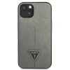 Guess SaffianoTriangle Logo tok iPhone 13 / 14 / 15 6.1" - ezüst thumbnail
