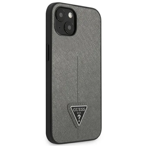 Guess SaffianoTriangle Logo tok iPhone 13 / 14 / 15 6.1" - ezüst - 4