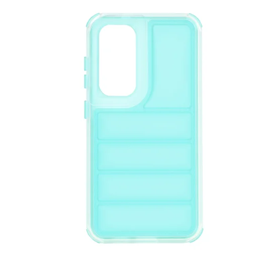  Techsuit - Hullám Pajzs - Samsung Galaxy S24 - Türkiz tok - 2