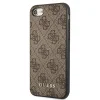 Guess 4G Metal Gold Logo tok iPhone SE 2022 / 2020 / 7 / 8 - Barna thumbnail