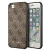 Guess 4G Metal Gold Logo tok iPhone SE 2022 / 2020 / 7 / 8 - Barna
