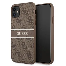 Guess 4G Stripe tok iPhone 11 / Xr 6.1" - barna