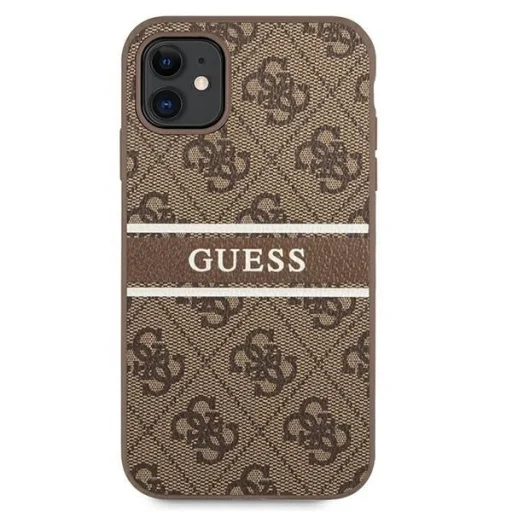 Guess 4G Stripe tok iPhone 11 / Xr 6.1" - barna - 3