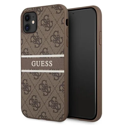 Guess 4G Stripe tok iPhone 11 / Xr 6.1" - barna - 1