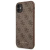 Guess 4G Metal Gold Logo tok iPhone 11 / Xr 6.1" - Barna thumbnail