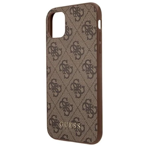 Guess 4G Metal Gold Logo tok iPhone 11 / Xr 6.1" - Barna - 6