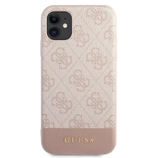 Guess 4G Stripe Kollekció tok iPhone 11 / Xr 6.1" - Rózsaszín tok - 3