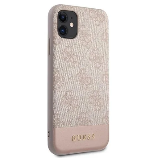 Guess 4G Stripe Kollekció tok iPhone 11 / Xr 6.1" - Rózsaszín tok - 4