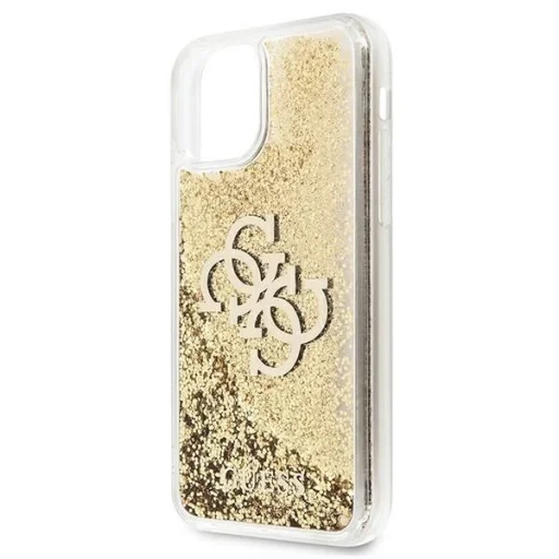 Guess 4G Big Liquid Glitter tok iPhone 11 6.1" / Xr - arany - 3