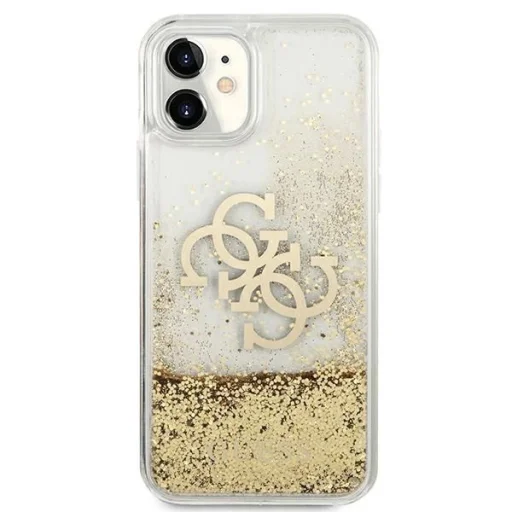 Guess 4G Big Liquid Glitter tok iPhone 11 6.1" / Xr - arany - 5