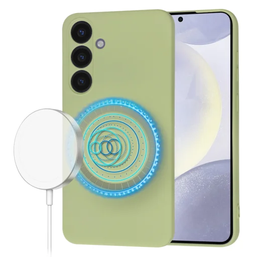  Techsuit - SoftFlex MagSafe - Samsung Galaxy S24 Plus - Matcha tok - 1