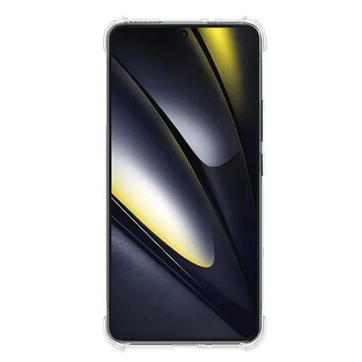  Techsuit - Ütésálló Átlátszó Szilikon - Xiaomi Poco F6 - Átlátszó tok - 2