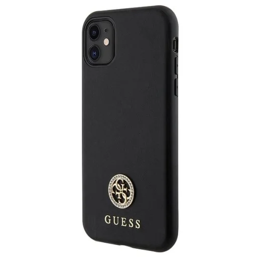 Guess Strass Metal Logo iPhone 11 / Xr 6.1" tok - Fekete - 2