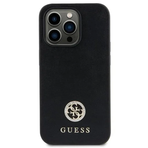 Guess Strass Metal Logo iPhone 11 / Xr 6.1" tok - Fekete - 3