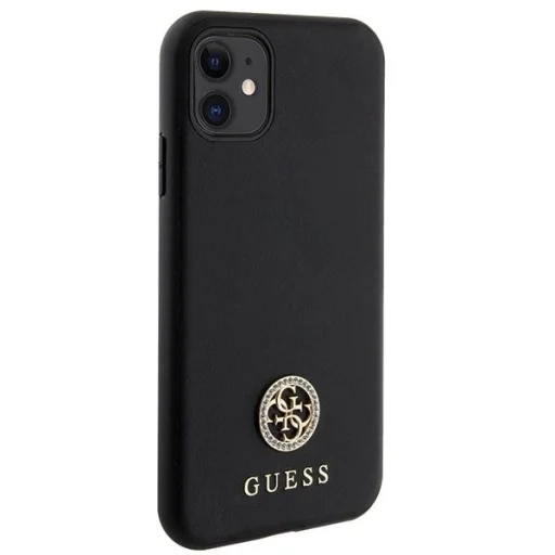 Guess Strass Metal Logo iPhone 11 / Xr 6.1" tok - Fekete - 4
