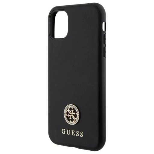 Guess Strass Metal Logo iPhone 11 / Xr 6.1" tok - Fekete - 6
