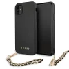 Guess Saffiano Chain tok iPhone 11 6.1" / Xr - fekete thumbnail