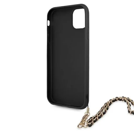 Guess Saffiano Chain tok iPhone 11 6.1" / Xr - fekete - 7