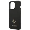 Guess Saffiano 4G Small Metal Logo iPhone 13 Pro / 13 6.1" tok - fekete thumbnail