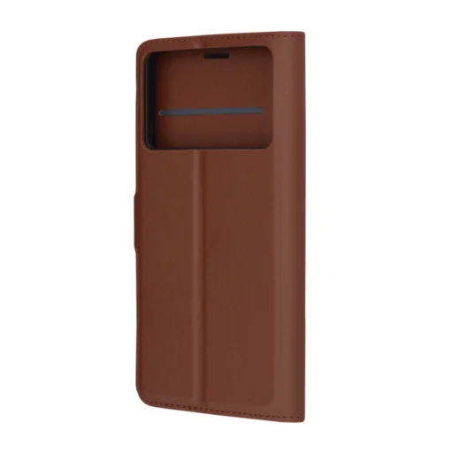  Techsuit - Bőr Tok - Xiaomi Poco F6 Pro - Barna tok - 4